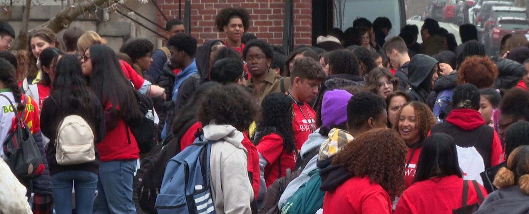 Hundreds of high school students visit Brown University for College Day